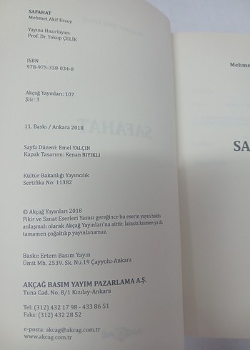 Safahat - Mehmet Akif Ersoy - Görsel 4