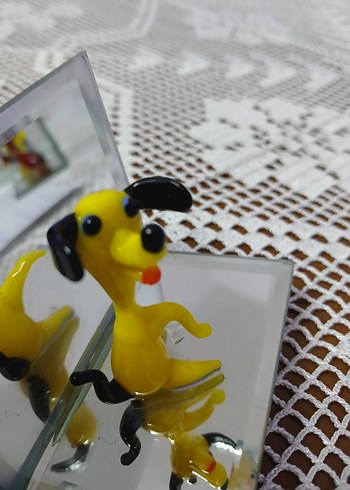 El yapımı Sarı Köpek Figürü - Görsel 5