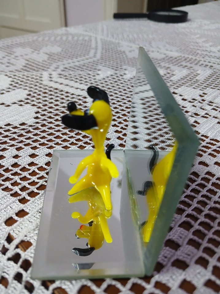 El yapımı Sarı Köpek Figürü - Görsel 4