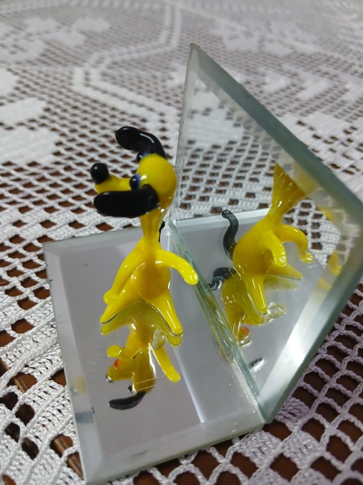 El yapımı Sarı Köpek Figürü - Görsel 3