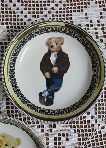 Ayıcık Desenli çerezlik/kahvaltılık - Görsel 4