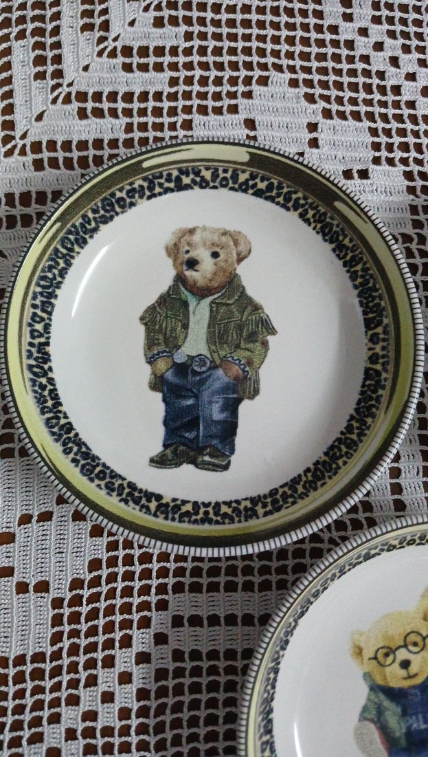 Ayıcık Desenli çerezlik/kahvaltılık - Görsel 3