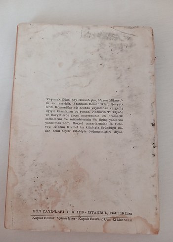 Yaşamak Güzel Şey Bekardeşim - Nazım Hikmet - Görsel 2