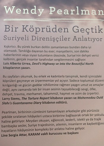 Bir Köprüden Geçtik - Wendy Pearlman - Görsel 3