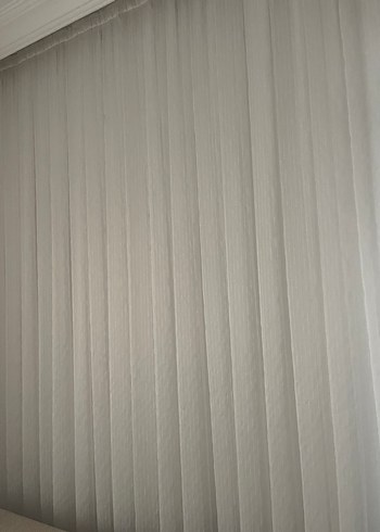 Bej Gri Çizgili Modern Perde - Görsel 2