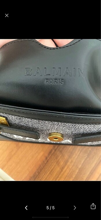  Beden siyah Renk Balmain çanta