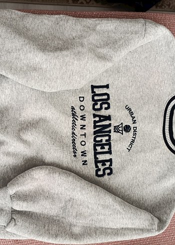 Diğer Gri Baskılı Kadın Sweatshirt