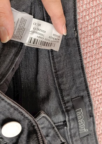 Mavi Jeans Gri Bol Kesim Kadın Denim Jean