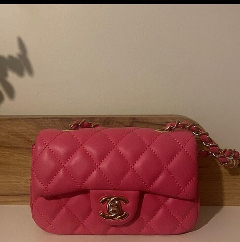 Pembe Az Kullanılmış Çanta