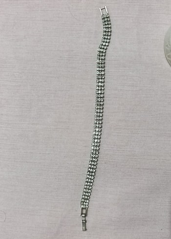 Gri Payetli Vintage Bileklik - Görsel 5