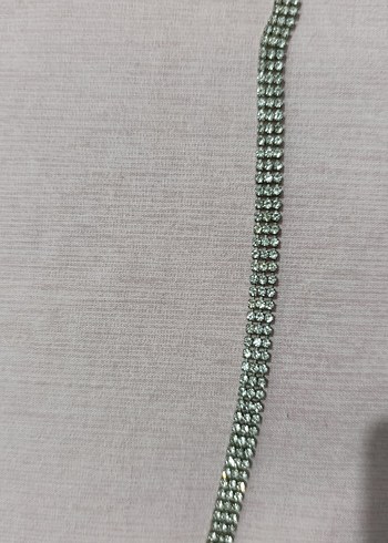 Gri Payetli Vintage Bileklik - Görsel 3