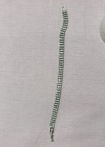 Gri Payetli Vintage Bileklik - Görsel 6