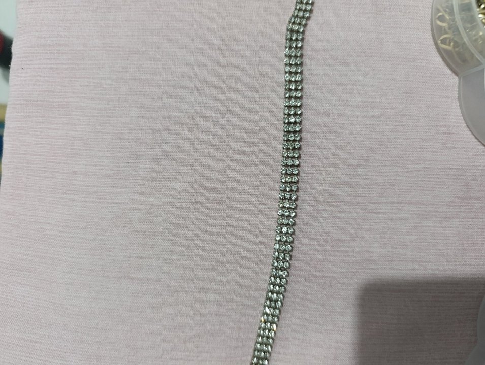 Gri Payetli Vintage Bileklik - Görsel 3