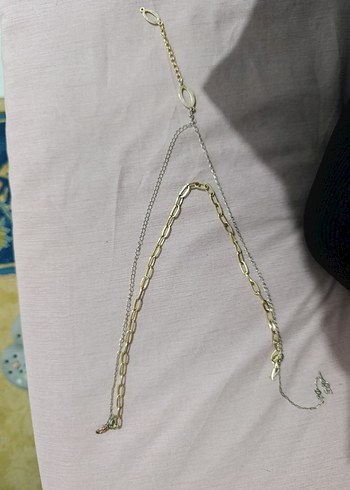 Zincir Detaylı Altın Renk Kadın Vücut Zinciri - Görsel 2