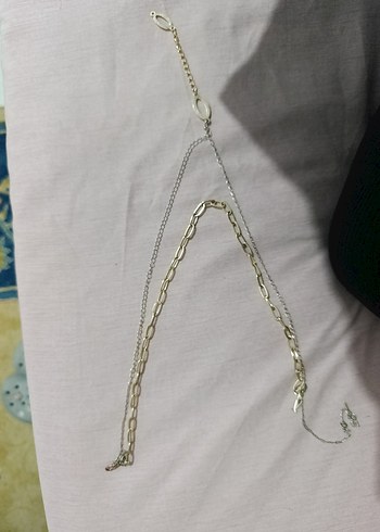 Zincir Detaylı Altın Renk Kadın Vücut Zinciri - Görsel 3