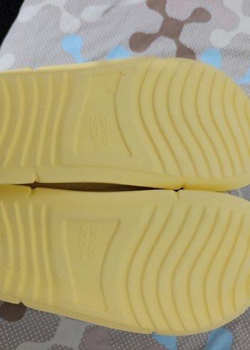 Sarı Nakışlı peluş Kadın Ev Terliği - Görsel 4