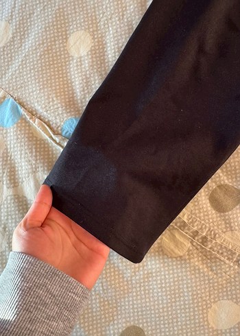 Kadın Siyah Midi Kumaş Pantolon - Görsel 2