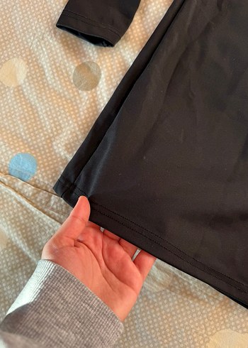 Siyah Straplez Uzun Kollu Kadın Elbise - Görsel 4