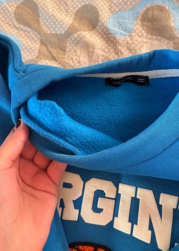 Mavi Baskılı uzun Kollu Sweatshirt - Görsel 5