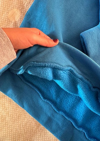 Mavi Baskılı uzun Kollu Sweatshirt - Görsel 4