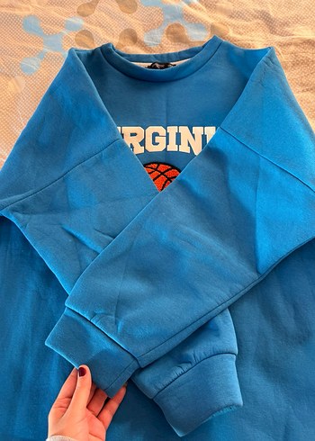 Mavi Baskılı uzun Kollu Sweatshirt - Görsel 2