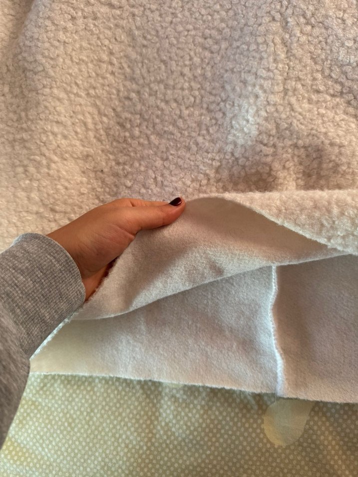 Beyaz Rahat Kesim Kadın Triko Kazak - Görsel 2