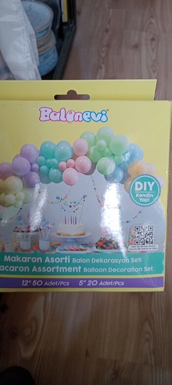 Makaron balon, kendin yap seti 
