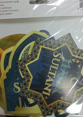 Altın Renkli 11 ayın Sultanı Tavan Süsü - Görsel 5