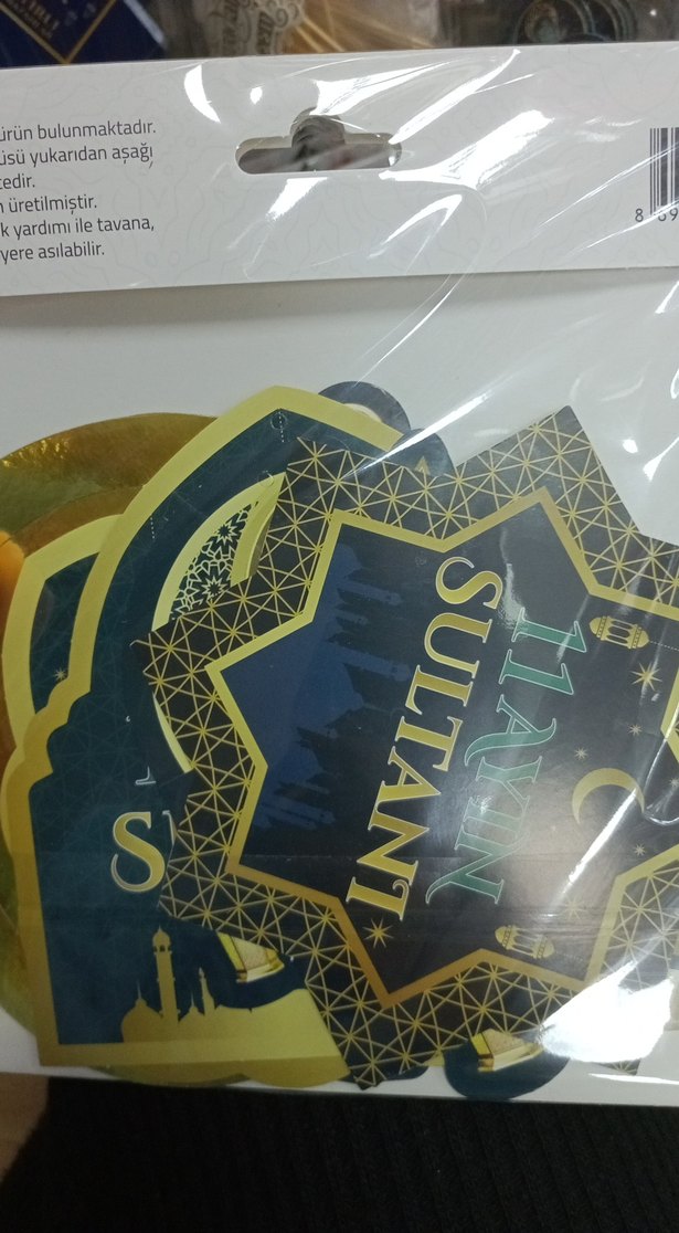 Altın Renkli 11 ayın Sultanı Tavan Süsü - Görsel 5