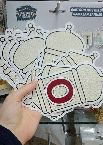 Çocuklar için Ramazan Bannerı Çok Renkli - Görsel 4