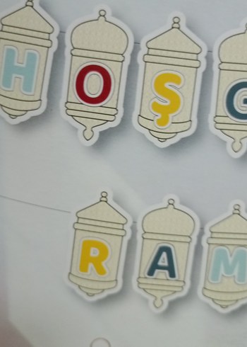 Çocuklar için Ramazan Bannerı Çok Renkli - Görsel 2