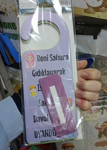 Çocuklar için Kapı Kolu Askısı Seti - Görsel 4