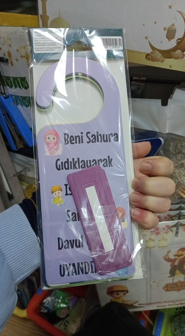 Çocuklar için Kapı Kolu Askısı Seti - Görsel 4