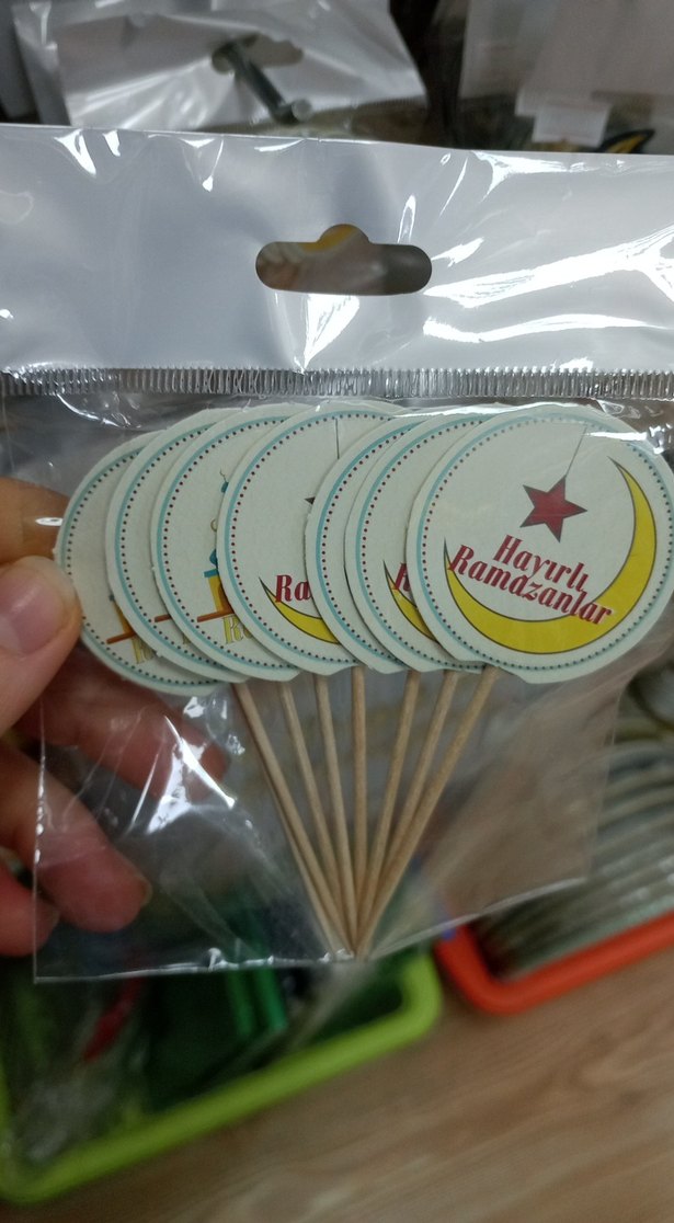 Renkli Ramazan Temalı Kürdan Süsleri - Görsel 3