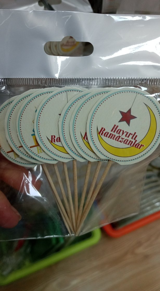 Renkli Ramazan Temalı Kürdan Süsleri - Görsel 2