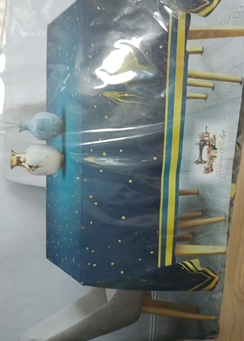 Ramazan lacivert masa örtüsü - Görsel 2