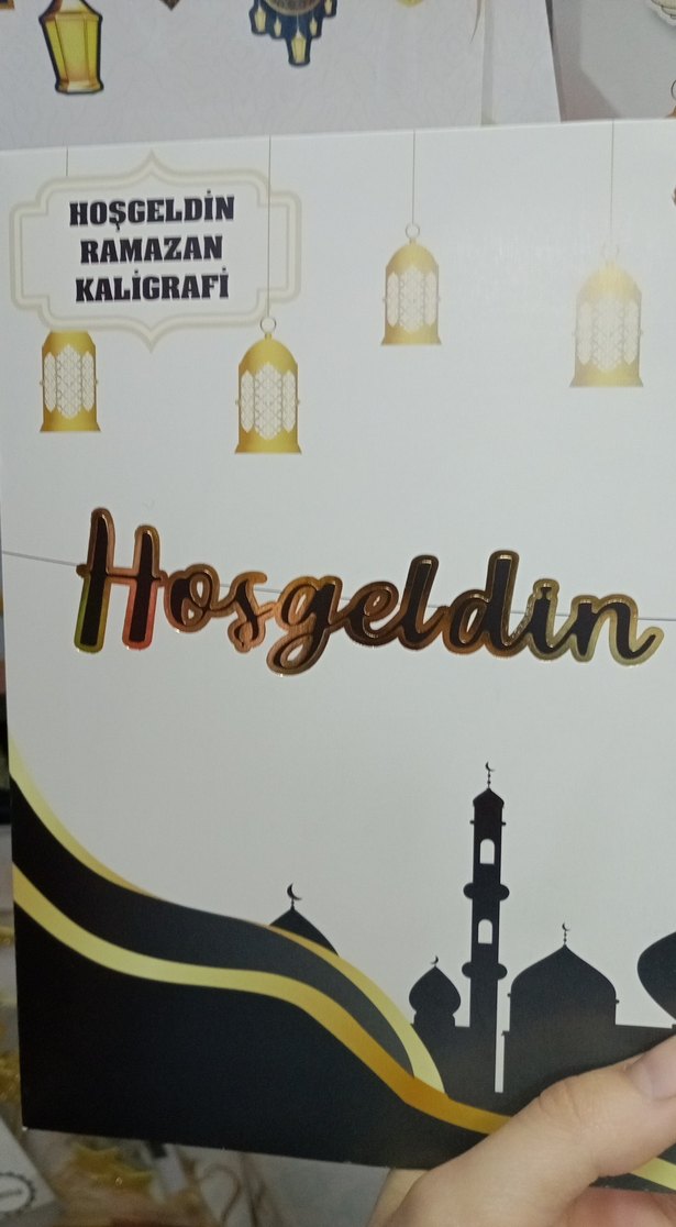 Hoşgeldin Ramazan Yazısı Dekorasyonu - Görsel 4
