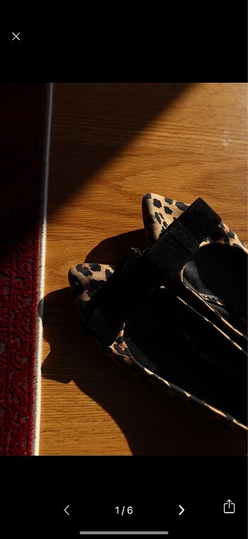 Topshop Leopar Kadife Babet