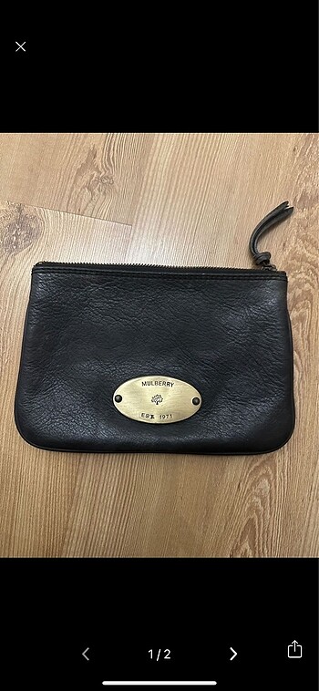 Orjinal Mulberry Clutch Makyaj Çantası