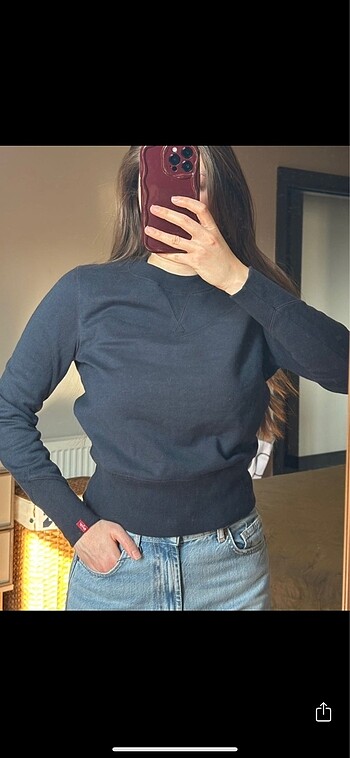 Levi?s Lacivert Sweatshirt