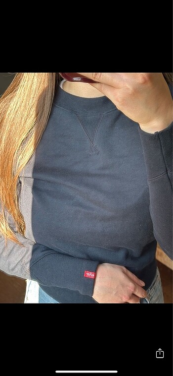 s Beden Levi?s Lacivert Sweatshirt