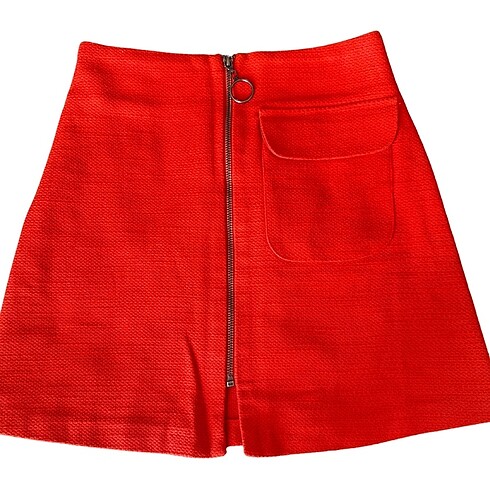 Topshop Turuncu Etek