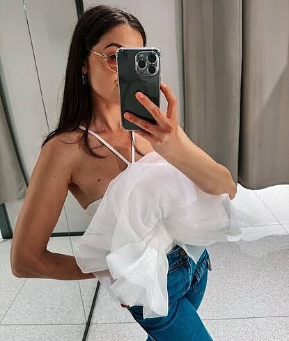 s Beden ZARA TÜL BLUZ