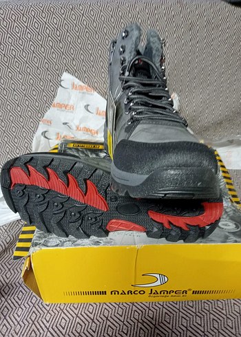 Gri Erkek Outdoor bot fermuarlı kavcuk tabanli - Görsel 6