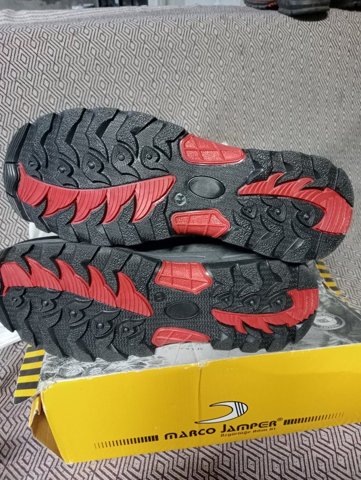 Gri Erkek Outdoor bot fermuarlı kavcuk tabanli - Görsel 5