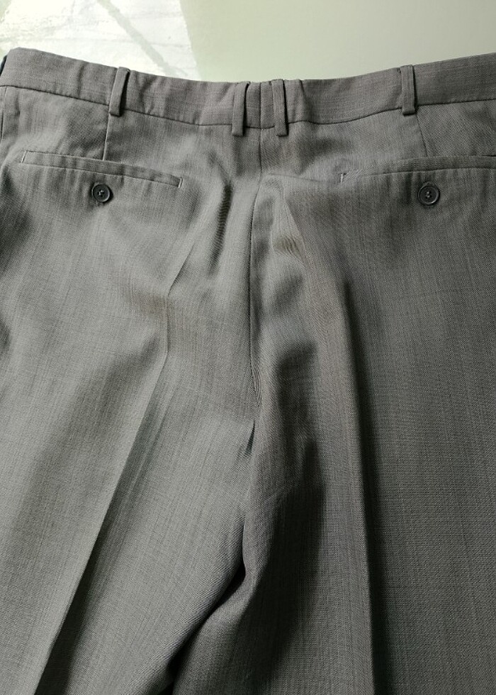 Kiğılı kumaş pantolon - Görsel 4