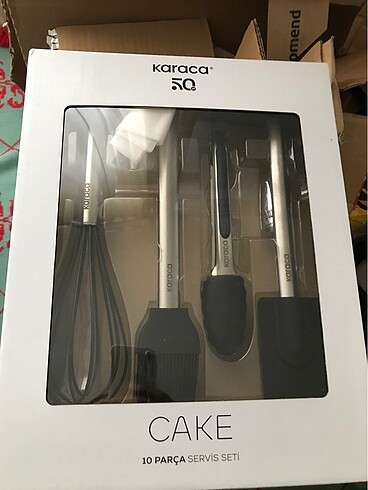 Karaca cake 10 parça servis gereci Black