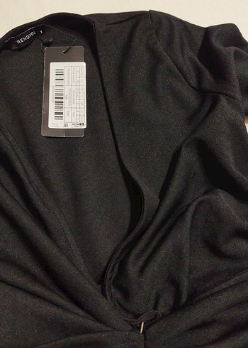 Siyah, Midi Boy, İnce Askılı Kadın Elbise - Görsel 3