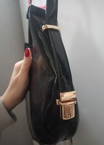 Diğer Siyah deri çanta