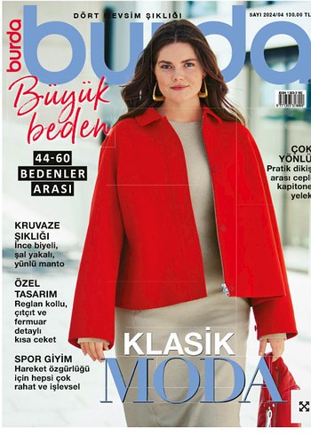 Beden Renk Burda Büyük Bedenler Dergi Seti 2024-2025